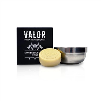 Shaving Soap Puck + Steel Bowl Original | Valor Organics