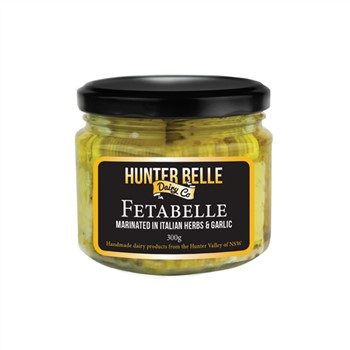 Feta Herb & Garlic Marinated 300g | Hunter Belle Dairy Co