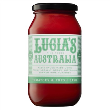 Tomatoes & Basil Sauce GF 500g | Lucia's
