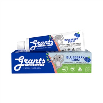 Toothpaste Kids Natural Blueberry 75g | Grants