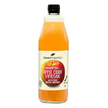 Apple Cider Vinegar RAW Organic 750mL | Ceres Organics
