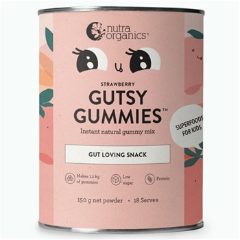 Gutsy Gummies Strawberry 150g | Nutra Organics